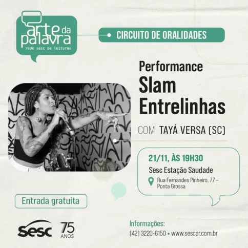 Taya Versa se apresentará no evento.