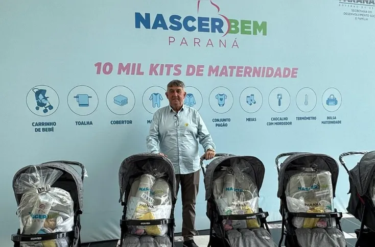 Zelio Bittencourt recebeu os kits destinados para Ventania