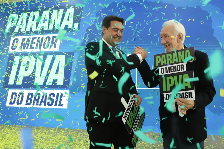 Imagem ilustrativa da imagem Ratinho Junior sanciona lei que reduz alíquota do IPVA no Paraná