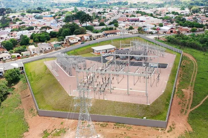 Subestação da Copel em Piraí do Sul