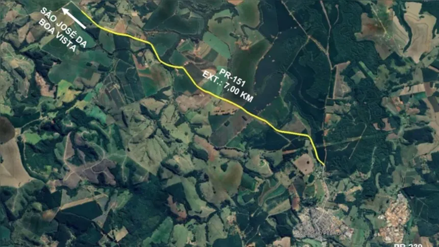 A obra vai contemplar 7 quilômetros da rodovia, entre o km 173+538 ao km 166+538