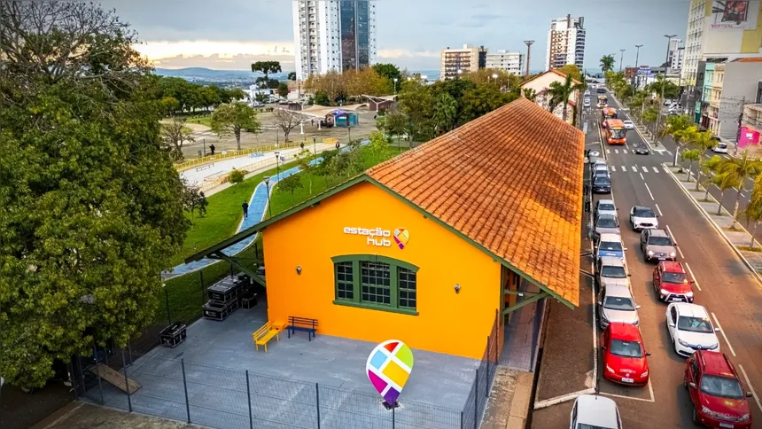 'Estação Hub' fica localizada no Centro de Ponta Grossa
