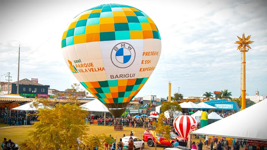 Na última edição, público pode praticar o balonismo durante o 'Festival'