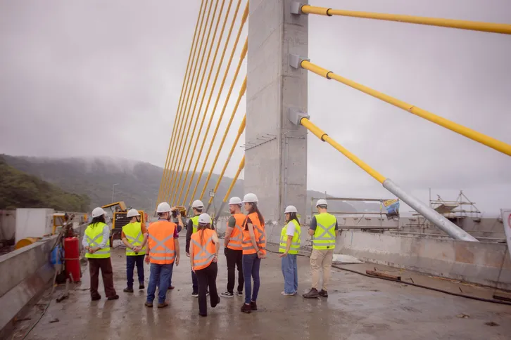 Em fase final, a obra foi contratada por meio do regime de Construção Integrada, no qual projeto e execução são realizados conjuntamente.