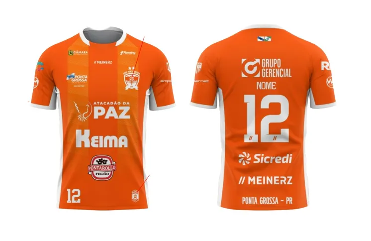 Uniforme especial para os goleiros em campanha para o Abril Laranja