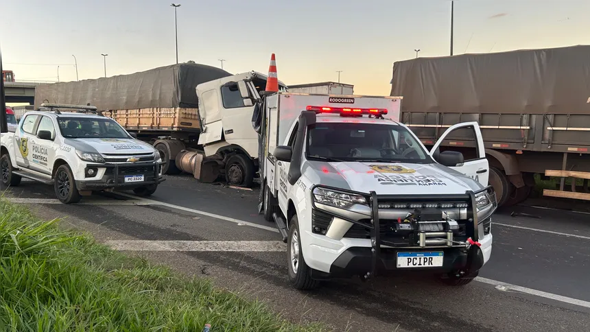 A estrada foi fechada, em determinados períodos, para a realização do trabalho das equipes operacionais