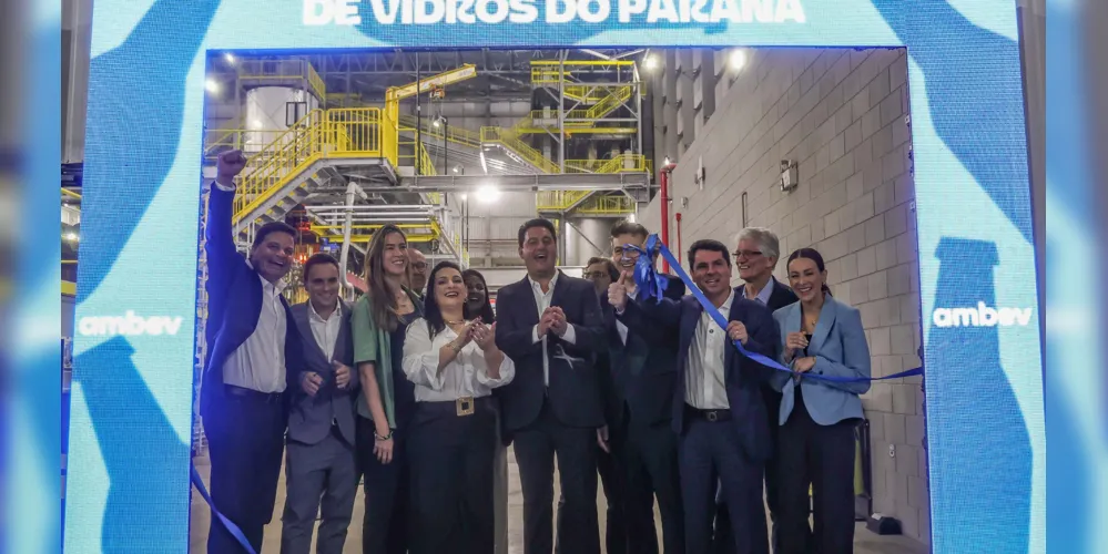 A primeira fábrica de garrafas de vidros do estado foi inaugurada em dezembro de 2025