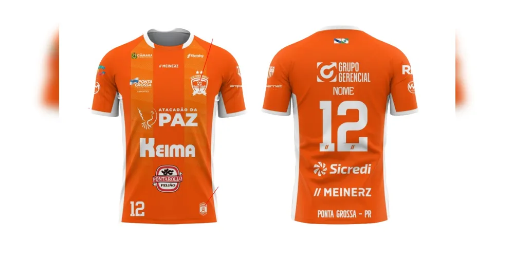 Uniforme especial para os goleiros em campanha para o Abril Laranja
