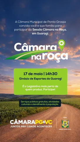 O evento acontece em 17 de maio no Distrito de Guaragi