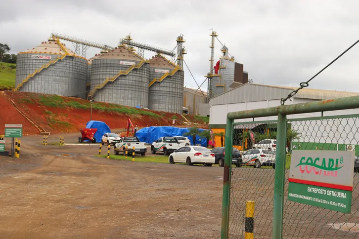 Vista parcial da unidade da Cocari em Ortigueira