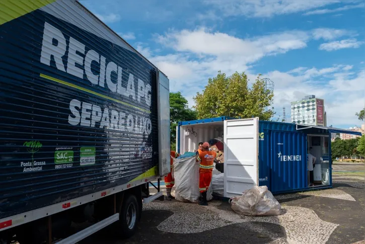 Recicla PG já ultrapassa marca de 50 toneladas de materiais recebidos
