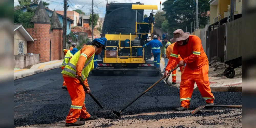Obra da Prefeitura Municipal de Ponta Grossa