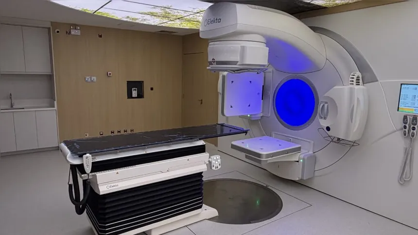 O ‘Centro de Radioterapia’ conta com um bunker especialmente construído para receber um acelerador linear de última geração