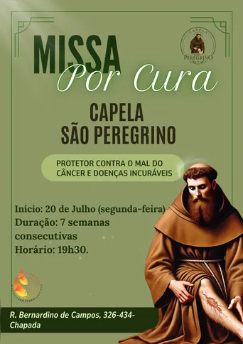 Imagem ilustrativa da imagem Capela São Peregrino inicia ciclo de missas semanais em Ponta Grossa