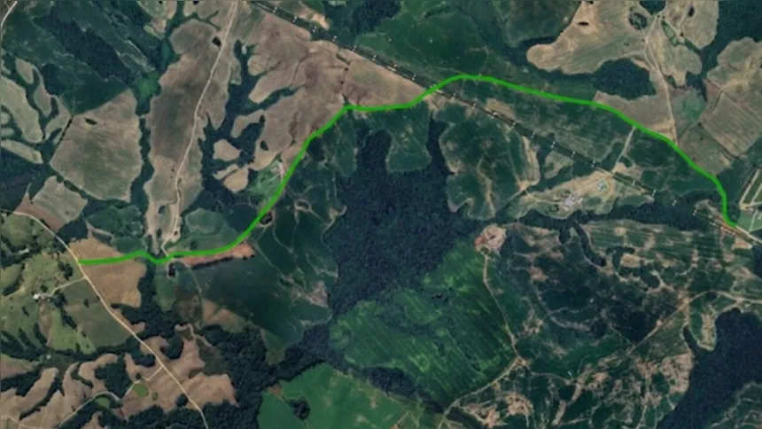 Confira a extensão da obra