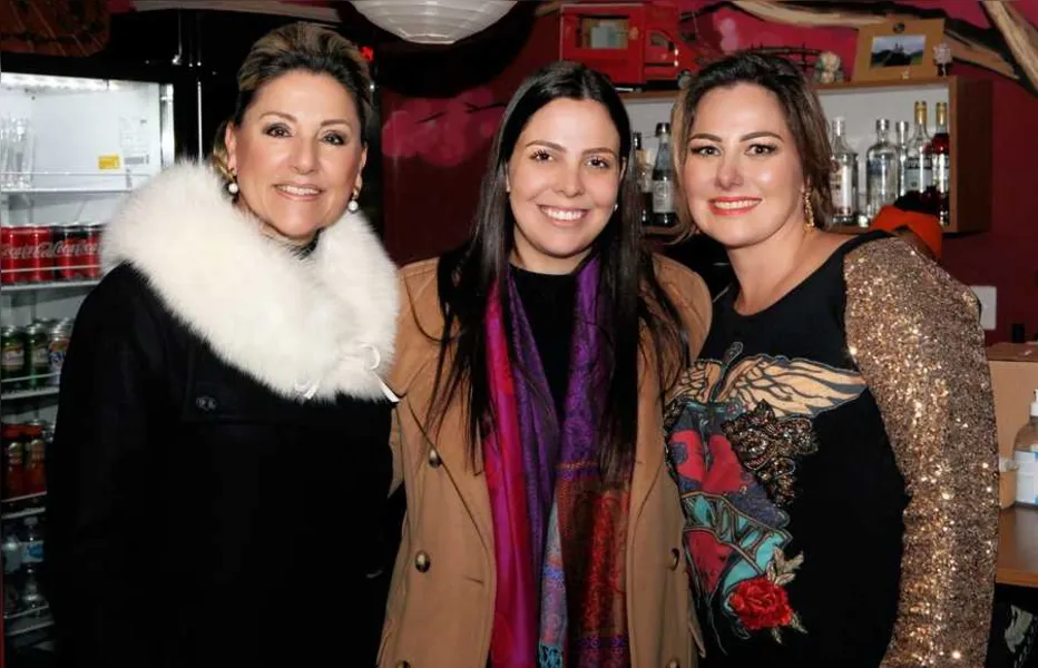Indianara Milléo, Marina Cunha (proprietária do Bhuday Restô), Kika Miranda