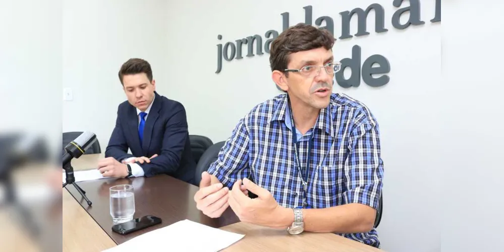 Claudio (a direita) e Marcus (a esquerda) comentaram importância do PRT