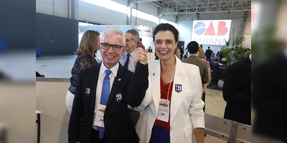 Cássio Telles é eleito presidente da seccional paranaense, com Marilena Winter na vice-presidência