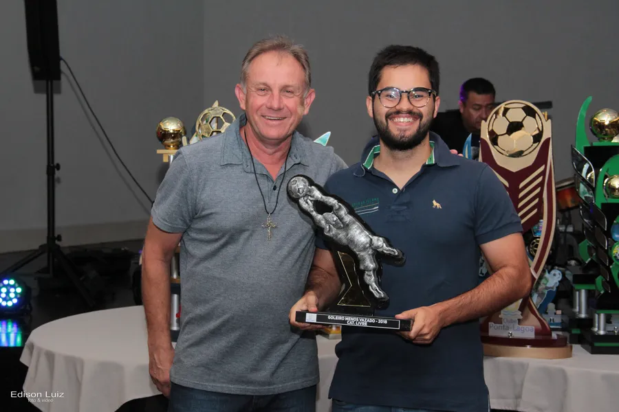 Thiago Manosso (Representante Paulo Binotto Fº) – Goleiro menos vazado