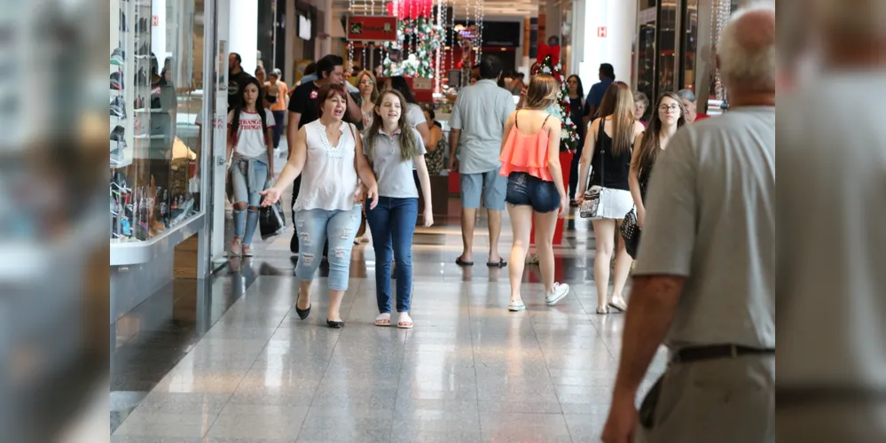 No Shopping Palladium, nos últimos anos houve um crescimento nas vendas