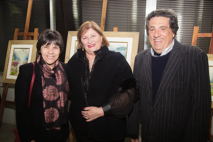 Ceres Vieira, Waltraud Sekula e Ronie Cardoso Filho