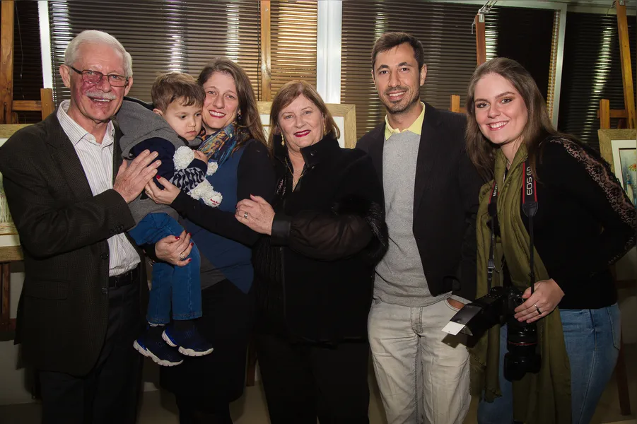 Sérgio Sekula, Miguel S. Grecco, Fabíola Sekula, Waltraud Sekula, Juliano Grecco e Gabriela O. Sekula