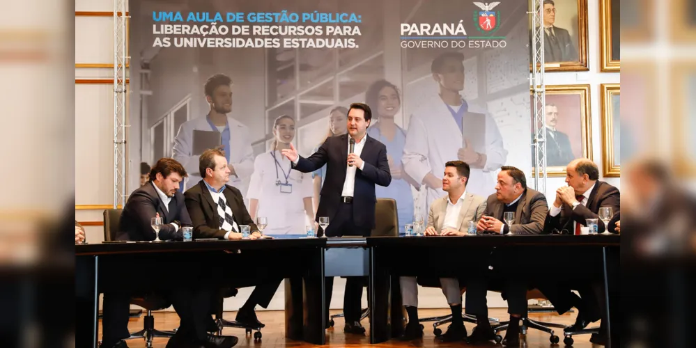 Ratinho Junior disse Governo constrói diálogo permanente com as instituições