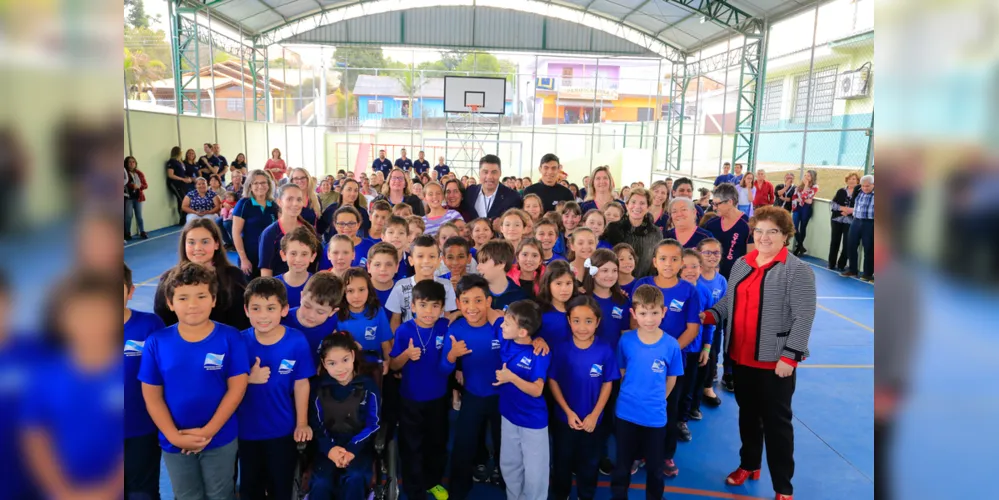  Foram investidos mais de R$ 2 milhões em infraestrutura, criando espaços para melhor receber as crianças em tempo integral