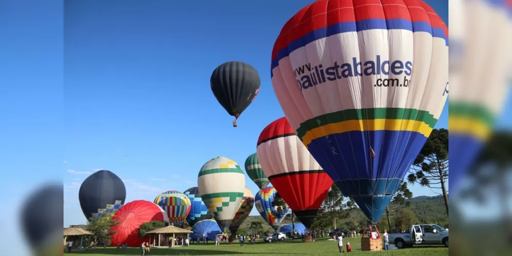 Quem foi até o Parque Estadual de Vila Velha neste domingo (13) viu um cenário diferente