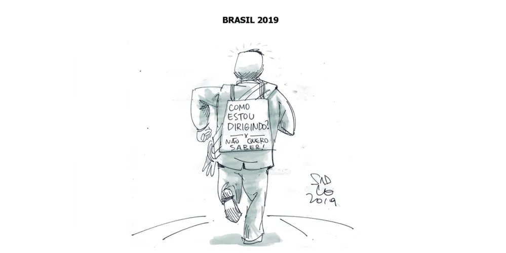 Imagem ilustrativa da imagem Charge da edição desta quinta-feira (07/11/2019) do JM