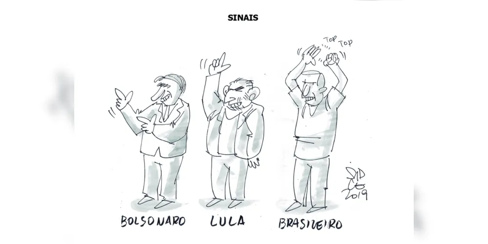 Imagem ilustrativa da imagem Charge da edição desta quinta-feira (14/11/2019) do JM