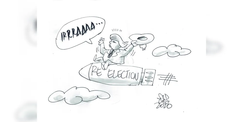 Imagem ilustrativa da imagem Charge da edição desta terça-feira (14/01/2020) do JM