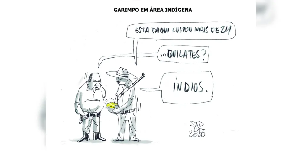 Imagem ilustrativa da imagem Charge da edição desta sexta-feira (07/02/2020) do JM