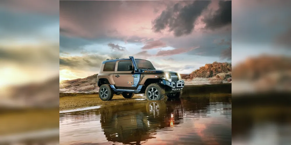 Off-road. Modelo possui teto solar duplo de vidro e ar-condicionado digital dual zone