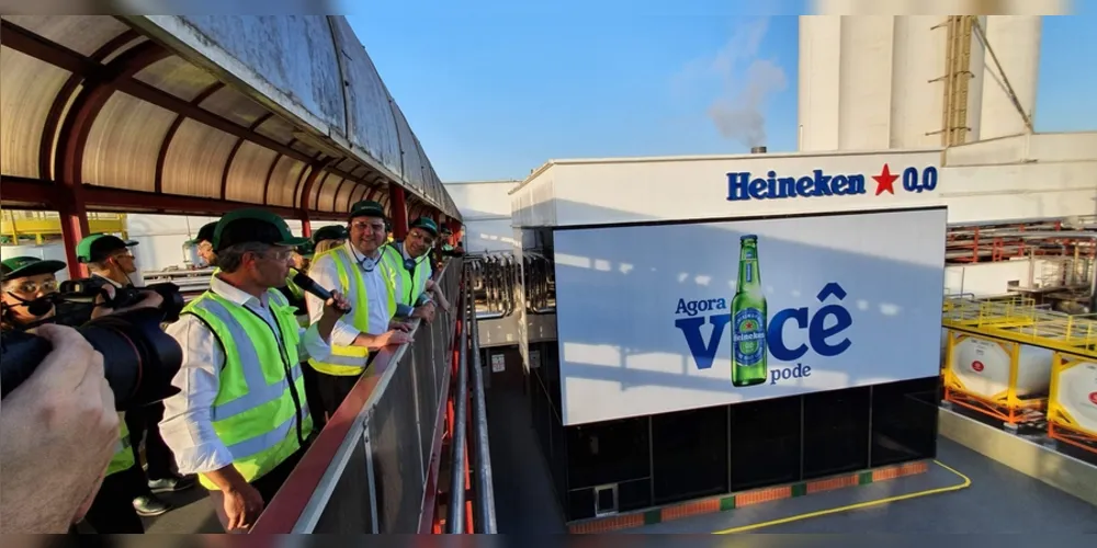 Imagem ilustrativa da imagem Cervejaria de PG será a 1ª do país a produzir Heineken 0.0