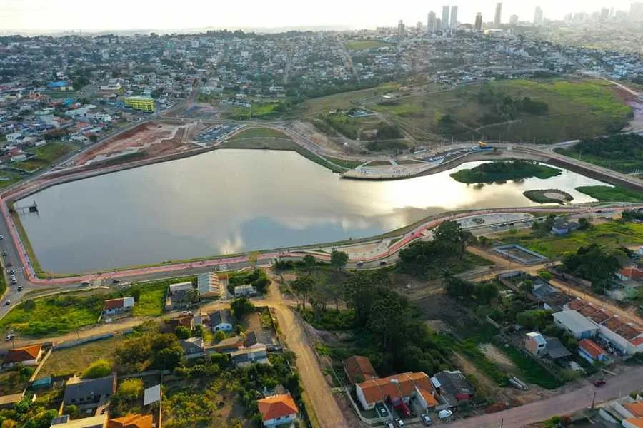 Lago de Olarias está cada vez mais bonito