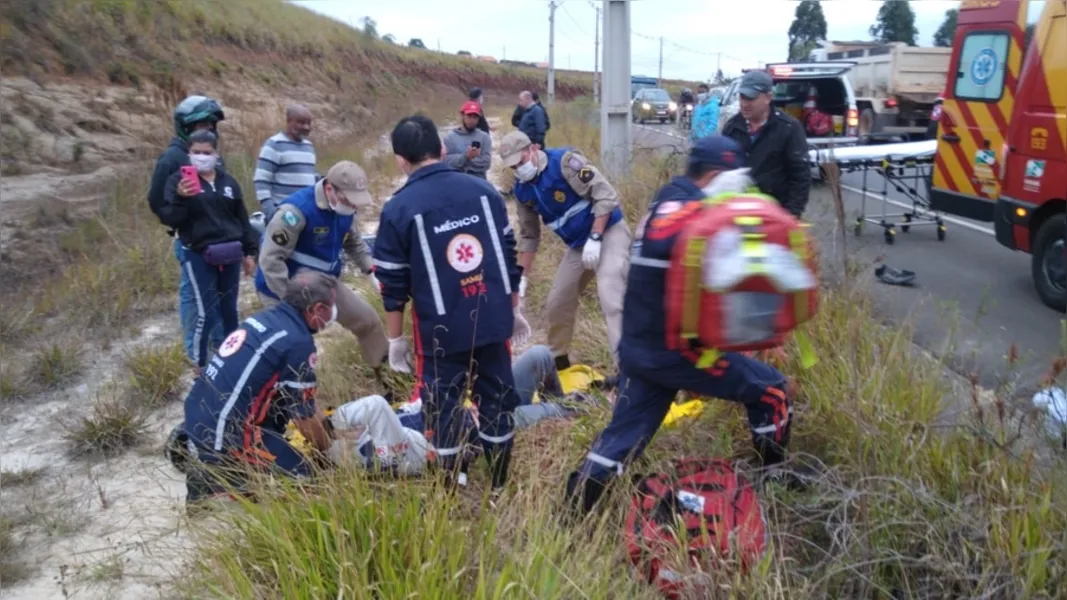 Acidente aconteceu na tarde desta quarta-feira (13), no Contorno Leste