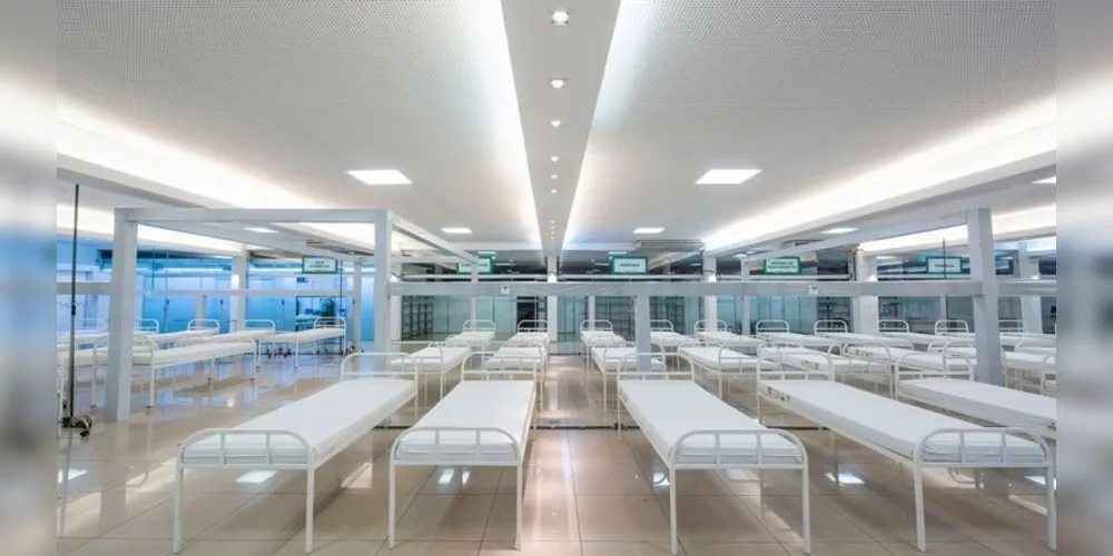 Serão instalados 10 leitos de UTI e 40 leitos de enfermaria em Telêmaco Borba