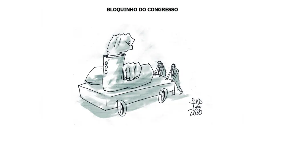 Imagem ilustrativa da imagem Charge da edição desta quinta-feira (04/06/2020) do JM