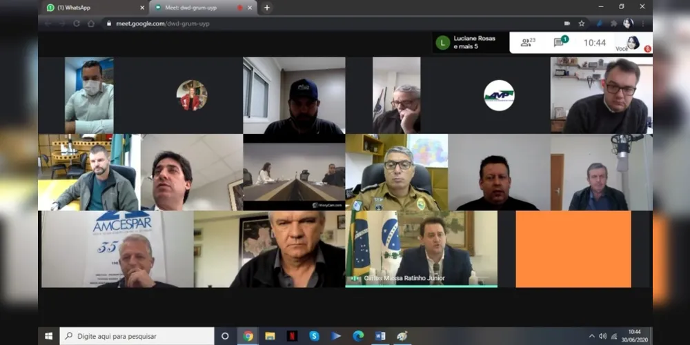 Gestores e profissionais da região se reuniram em videoconferência na última semana