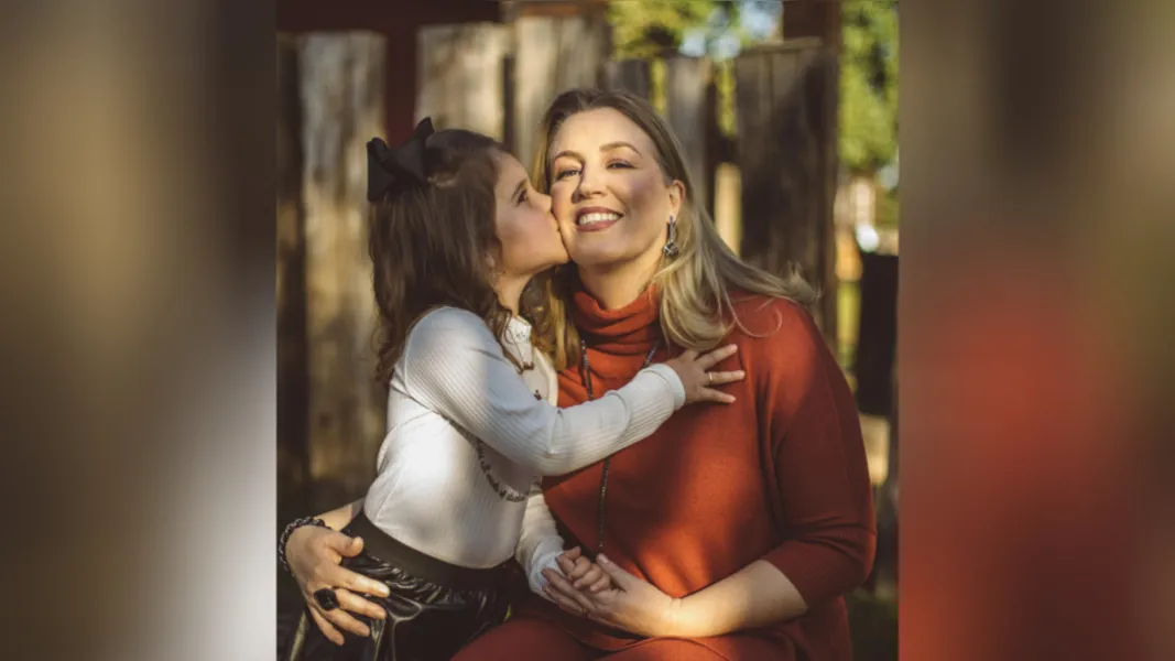 Simone Voorsluys Sleutjes e sua neta Antonella Perretto Sleutjes