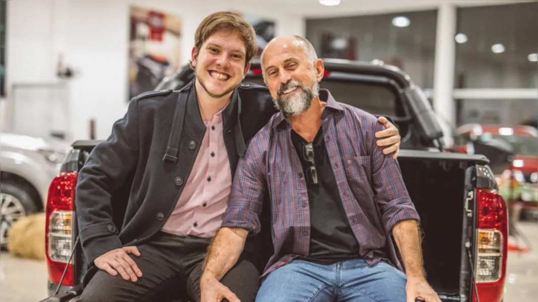 Ilton Luiz Martins e seu filho Leonardo R. Hubsch Martins