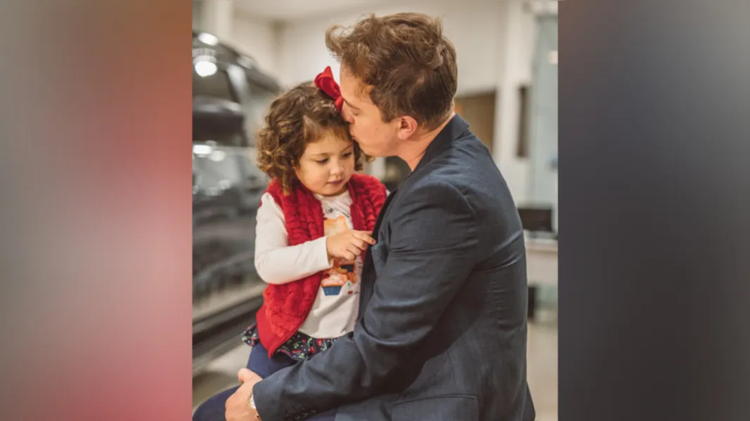 Ralph Larocca e sua filha Helena Sutil Laroca