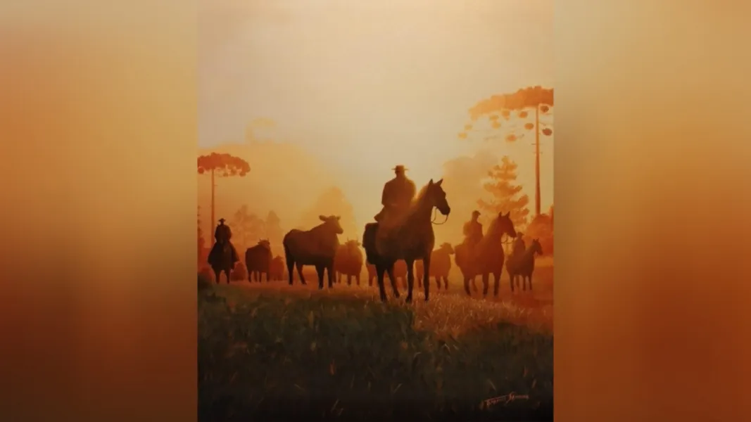 "Os Tropeiros estão Chegando" - Obra destacando o tropeirismo e que enaltece o amor ao tradicionalismo ponta-grossense