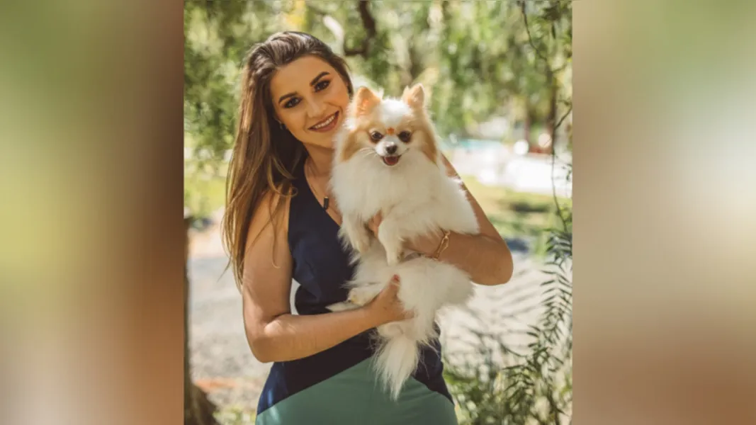 Milena Sacchi e o adorável Zuk