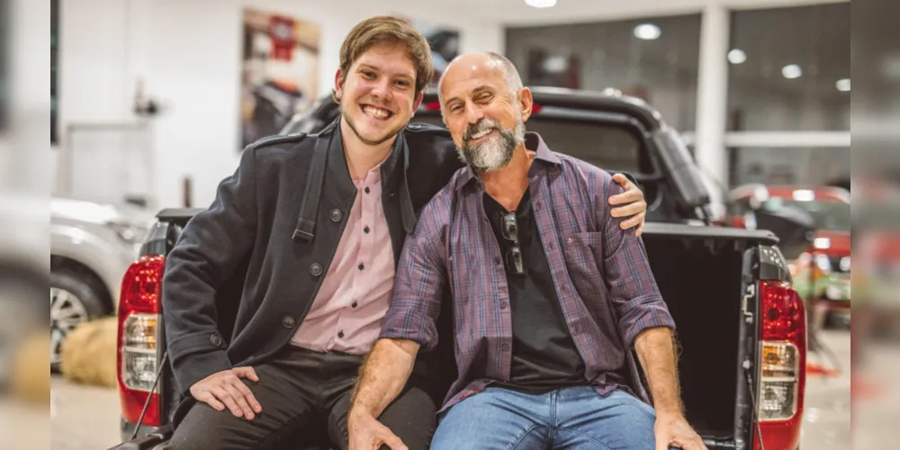 Ilton Luiz Martins e seu filho Leonardo R. Hubsch Martins