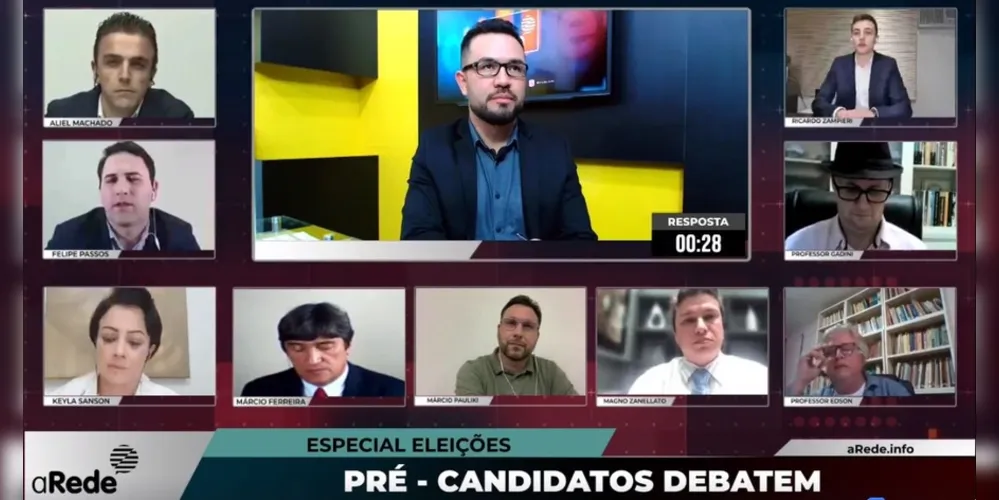 Encontro reuniu nove pré-candidatos à Prefeitura de Ponta Grossa