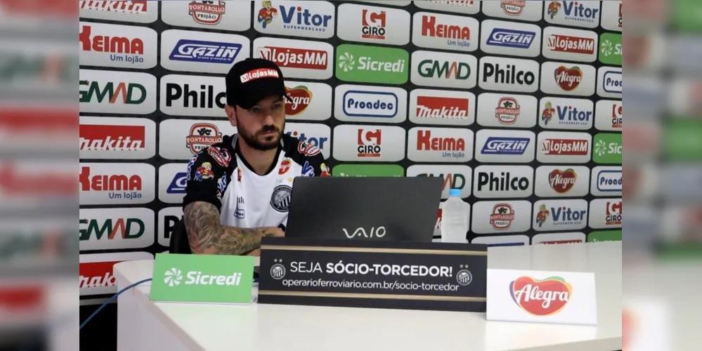 Segundo o atleta, "a Série B é uma competição difícil, mas vamos buscar esse acesso"