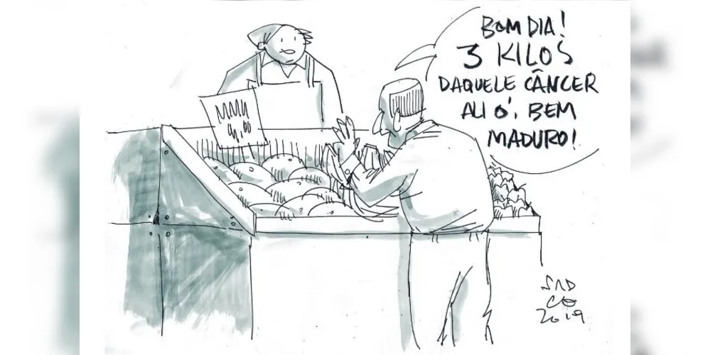 Imagem ilustrativa da imagem Charge da edição desta terça-feira (22/09/2020) do JM