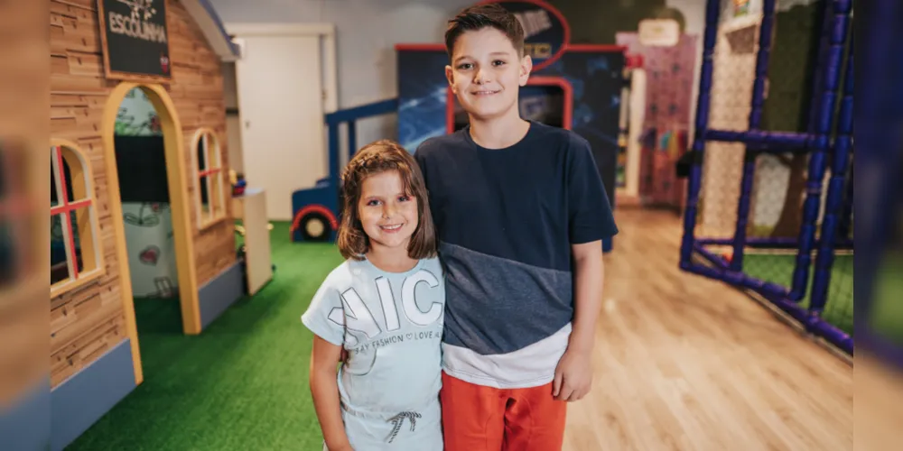 Lucca Mattar Kossatz e Liz Mattar Kossatz